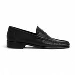 Bruno Magli Tonio Cervo Leather Slip On Loafer Black