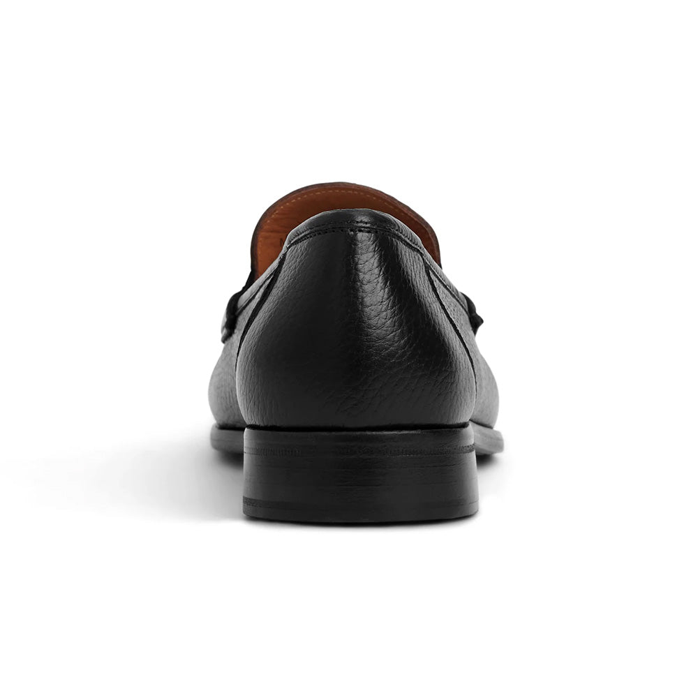 Bruno Magli Tonio Cervo Leather Slip On Loafer Black