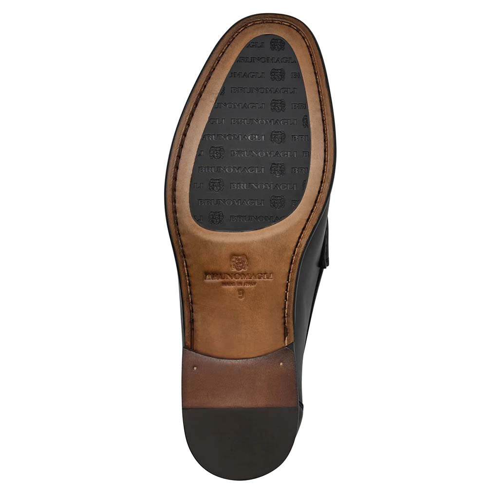 Bruno Magli Tonio Leather Slip On Loafer Black