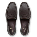 Bruno Magli Tonio Cervo Leather Slip On Loafer Brown