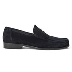 Bruno Magli Tonio Suede Slip-On Loafer Navy