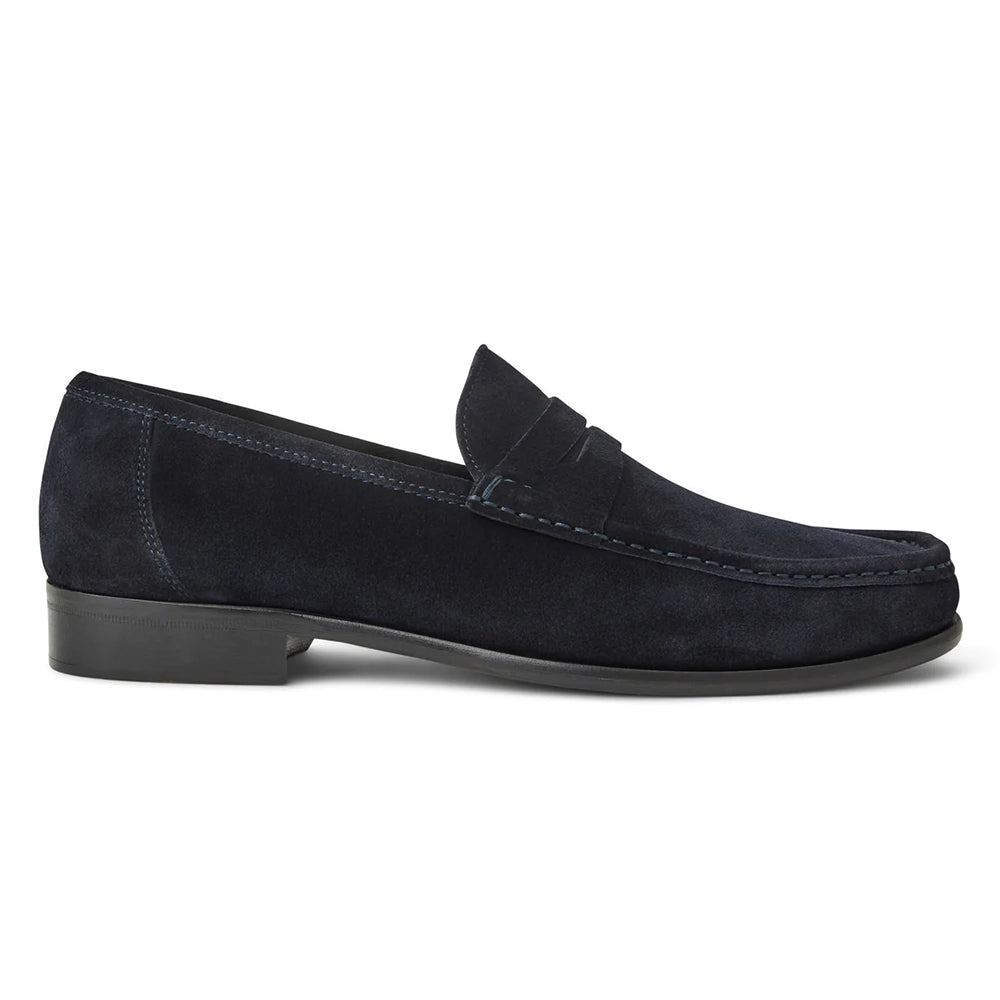 Bruno Magli Tonio Suede Slip-On Loafer Navy
