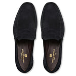 Bruno Magli Tonio Suede Slip-On Loafer Navy