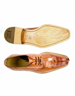 Belvedere Topo Hornback & Lizard Shoes Cognac