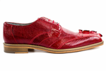 Belvedere Topo Hornback & Lizard Shoes Red