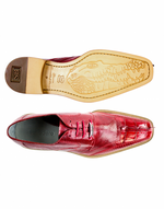 Belvedere Topo Hornback & Lizard Shoes Red