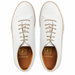 Bruno Magli Trento Leather Court Sneaker White