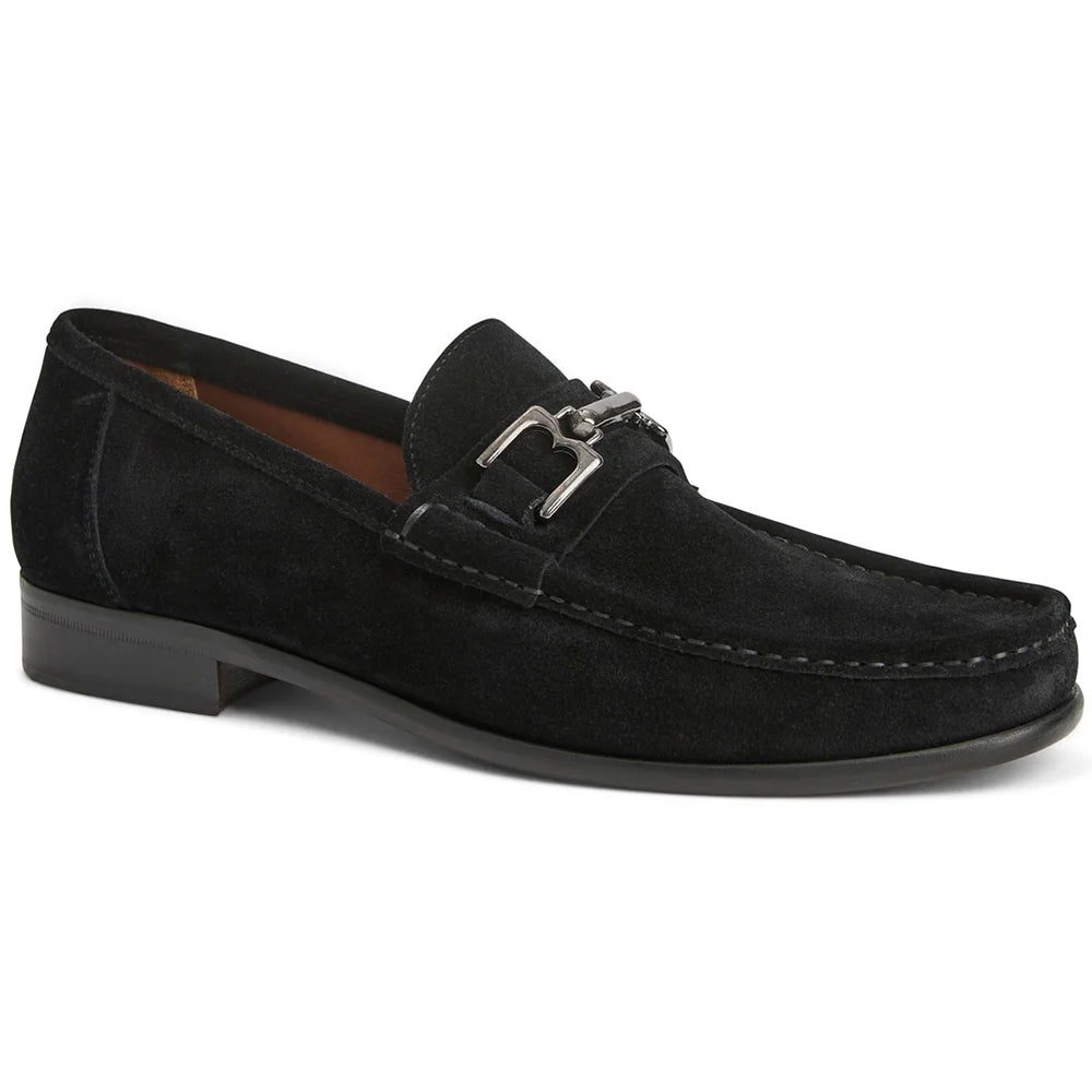 Bruno Magli Trieste Classic Suede Loafer Black