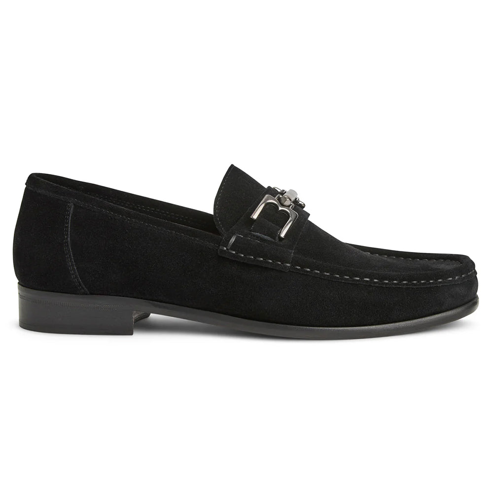Bruno Magli Trieste Classic Suede Loafer Black