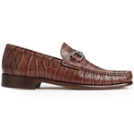 Bruno Magli Trieste Crocodile Moccasin Brown