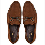 Bruno Magli Trieste Classic Suede Loafer Cognac