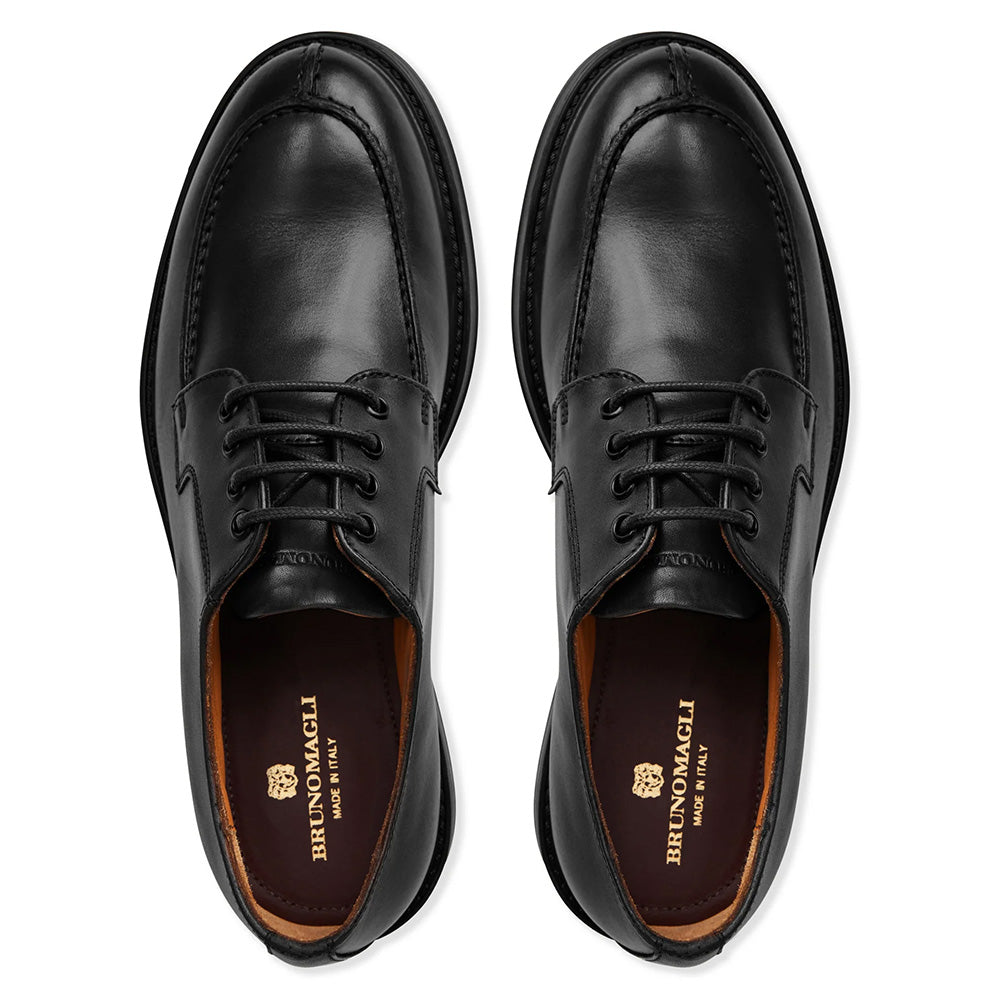 Bruno Magli Tyler Split Toe Leather Oxford Black
