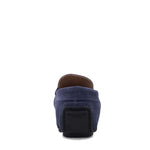 Bruno Magli Taranto Suede Penny Driver Light Blue