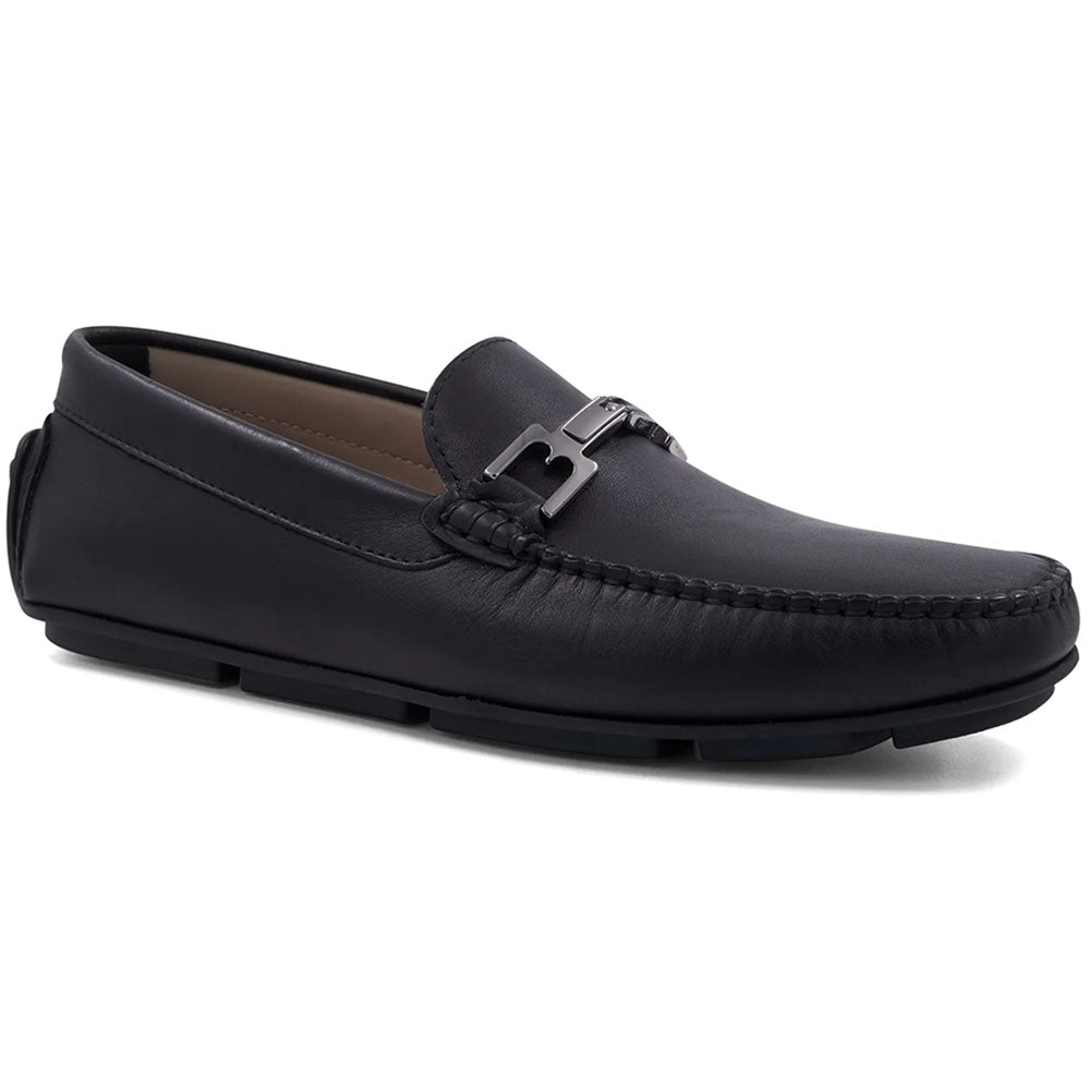 Bruno Magli Taso Leather Bit Driver Black