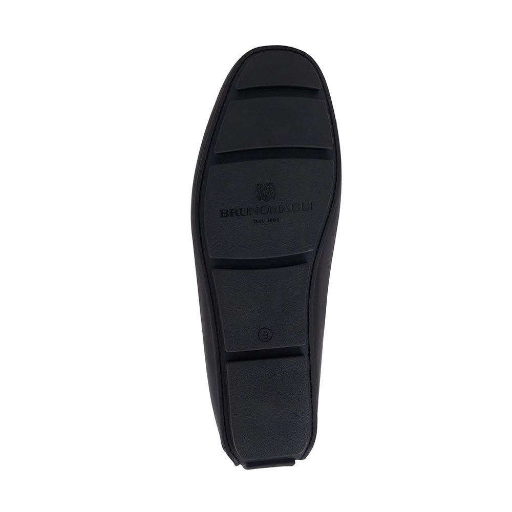 Bruno Magli Taso Leather Bit Driver Black