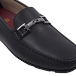 Bruno Magli Taso Leather Bit Driver Black