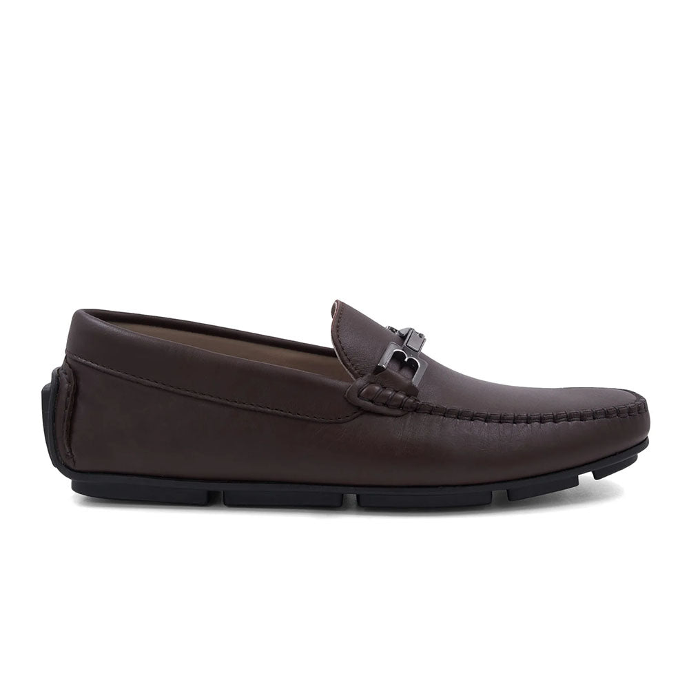 Bruno Magli Taso Leather Bit Driver Brown
