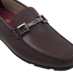 Bruno Magli Taso Leather Bit Driver Brown