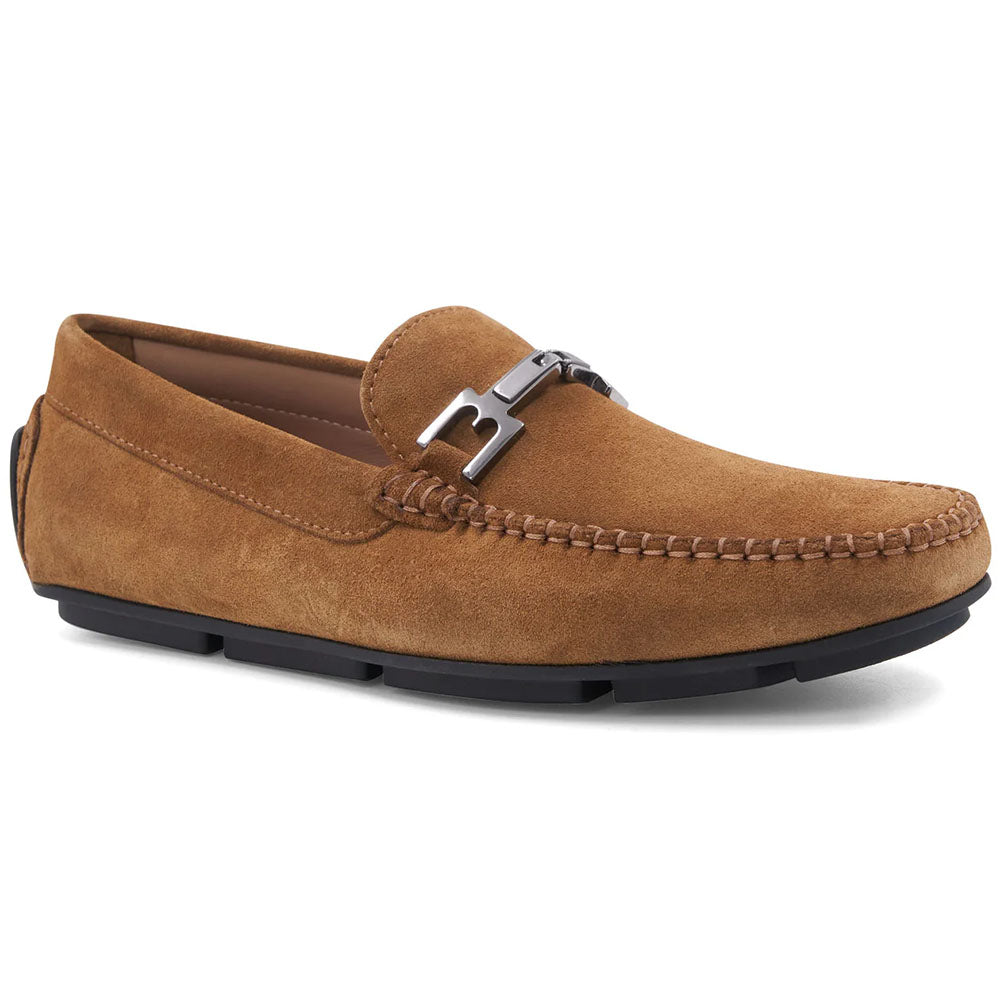 Bruno Magli Taso Suede Bit Driver Cognac