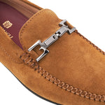 Bruno Magli Taso Suede Bit Driver Cognac