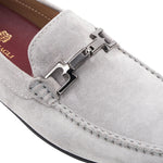 Bruno Magli Taso Suede Bit Driver Light Grey