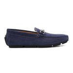 Bruno Magli Taso Suede Bit Driver Light Blue