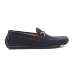 Bruno Magli Taso Suede Bit Driver Navy