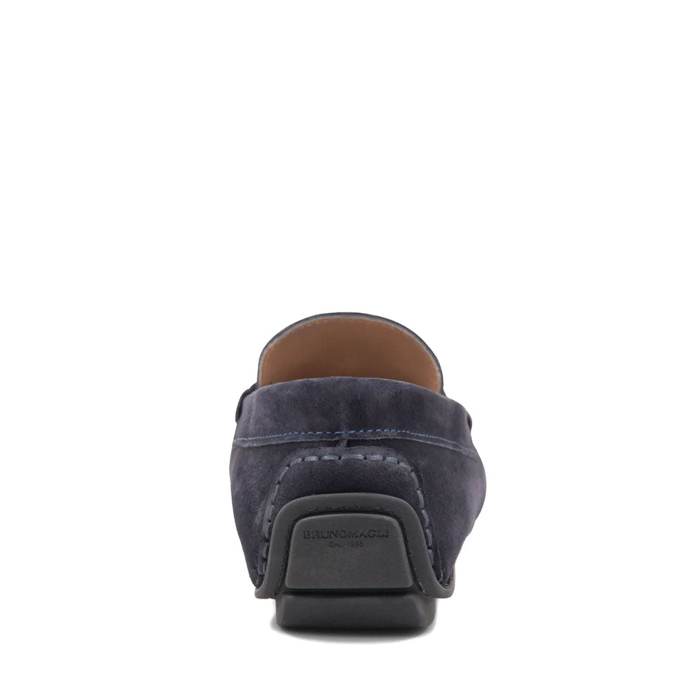 Bruno Magli Taso Suede Bit Driver Navy