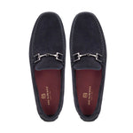 Bruno Magli Taso Suede Bit Driver Navy