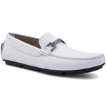 Bruno Magli Taso Leather Bit Driver Off White