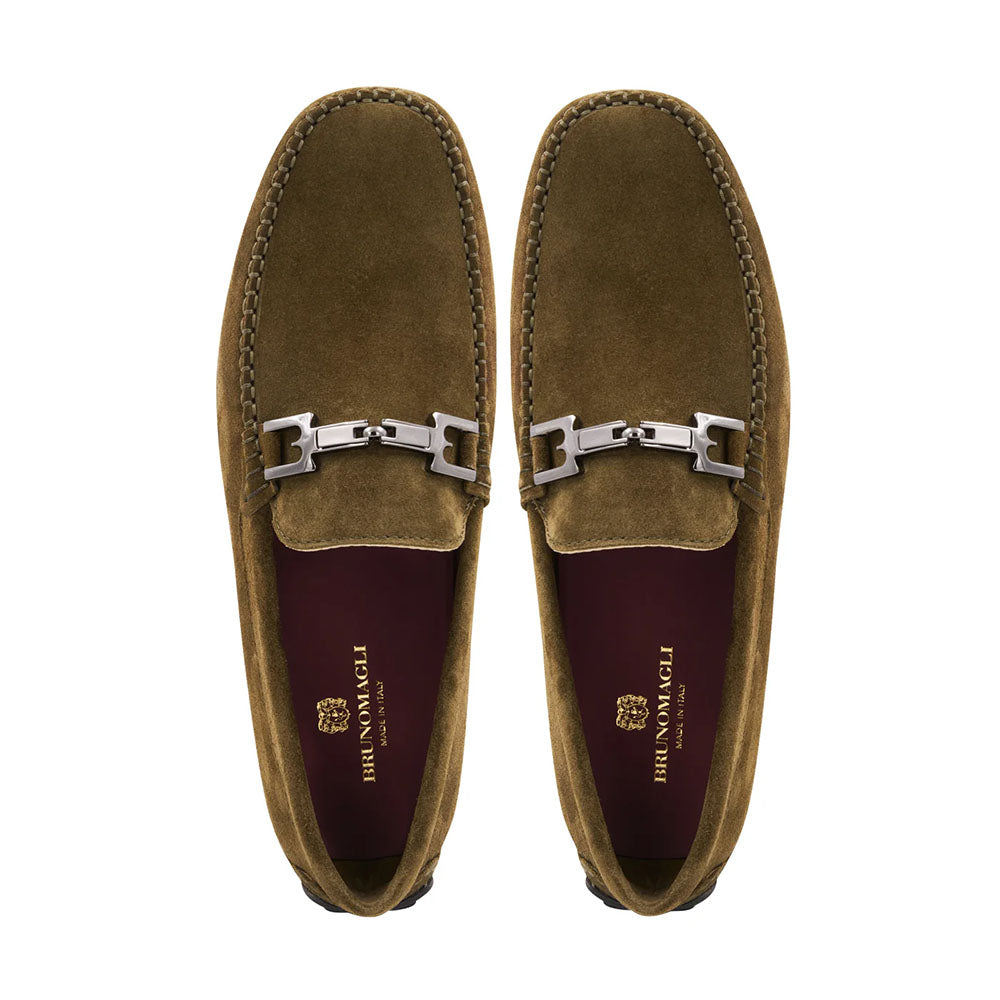 Bruno Magli Taso Suede Bit Driver Sage