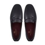 Bruno Magli Tazio Leather Bit Driver Black