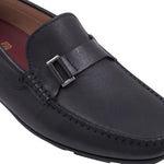Bruno Magli Tazio Leather Bit Driver Black