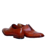 A. Testoni 11763 Calf Skin Split Toe Lace Up