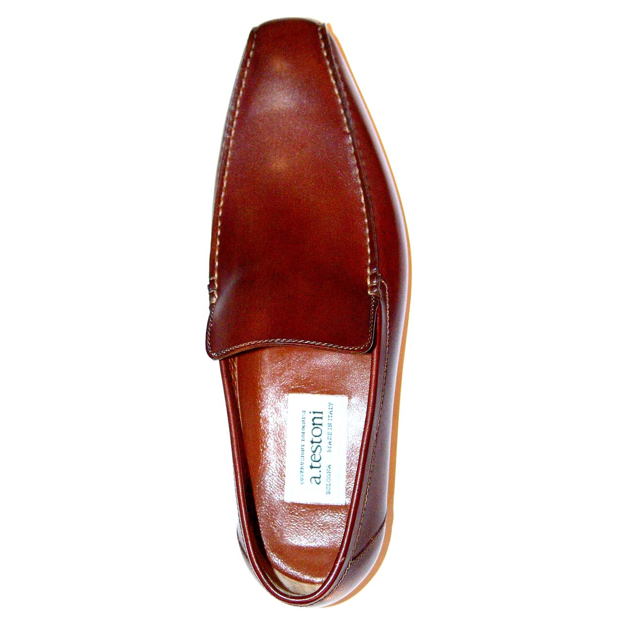 A. Testoni 60093 Bicycle Toe Loafer