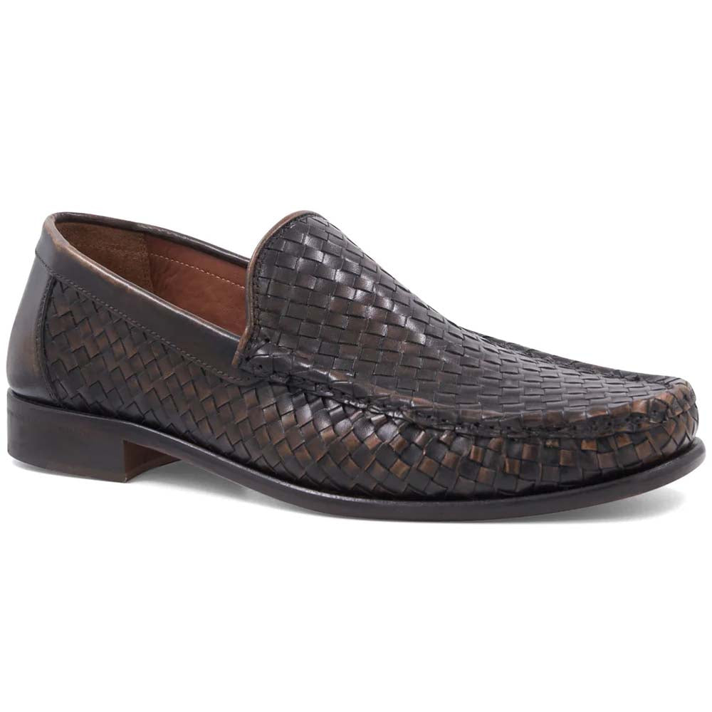 Bruno Magli Tonio Woven Loafer Brown