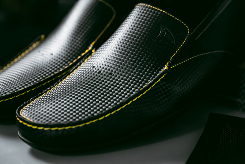 Michael Toschi Onda Driving Shoes Black Carbontech
