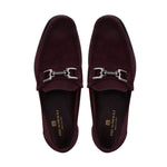 Bruno Magli Trieste Suede Moccasin Burgundy