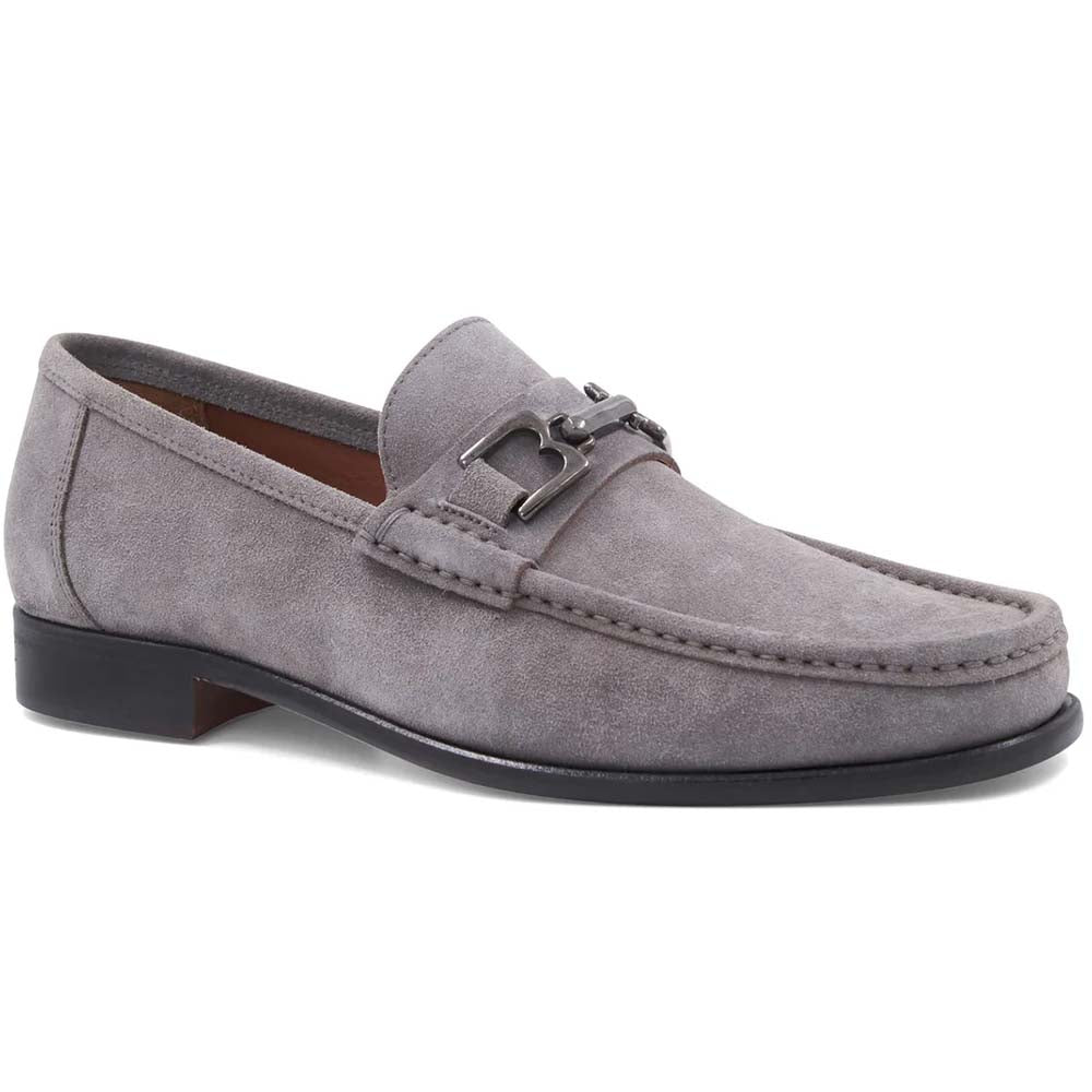 Bruno Magli Trieste Suede Moccasin Grey