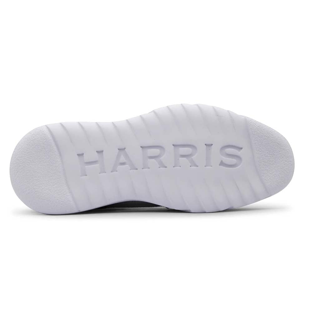 Harris Firenze 1913 Crocodile Print High Top Sneakers White