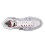 Harris Firenze 1913 Crocodile Print High Top Sneakers White