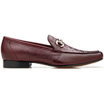 Belvedere Udine Genuine Caiman / Lizard Loafers Burgundy