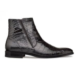 Mezlan Belucci Alligator Zipper Boots Black