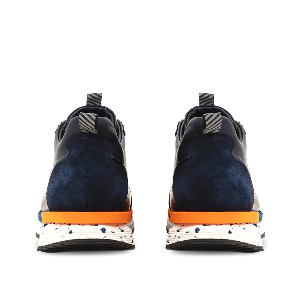 Vinci Leather The Milford Leather Sneaker Navy