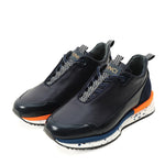 Vinci Leather The Milford Leather Sneaker Navy
