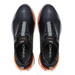 Vinci Leather The Milford Leather Sneaker Navy