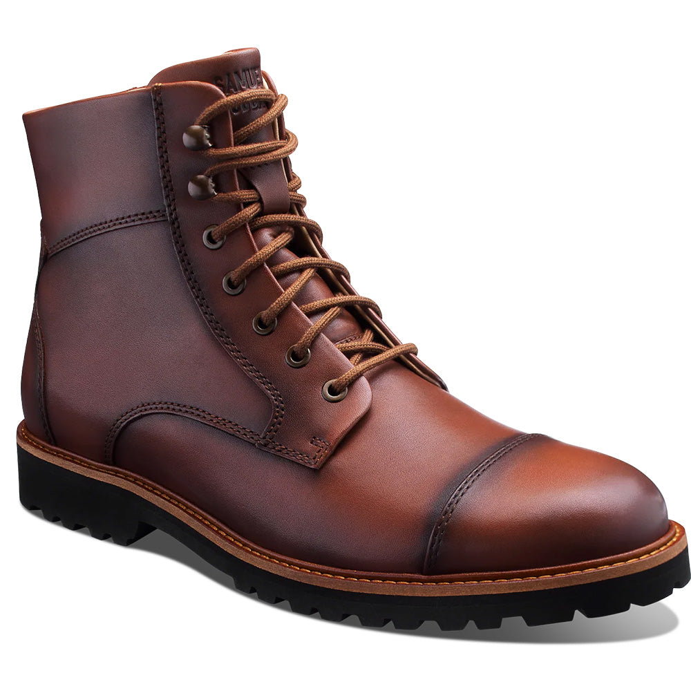 Samuel Hubbard Uptown Maverick Boots Cognac