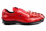 Belvedere Vasco Hornback & Calfskin Sneakers Red (336122)