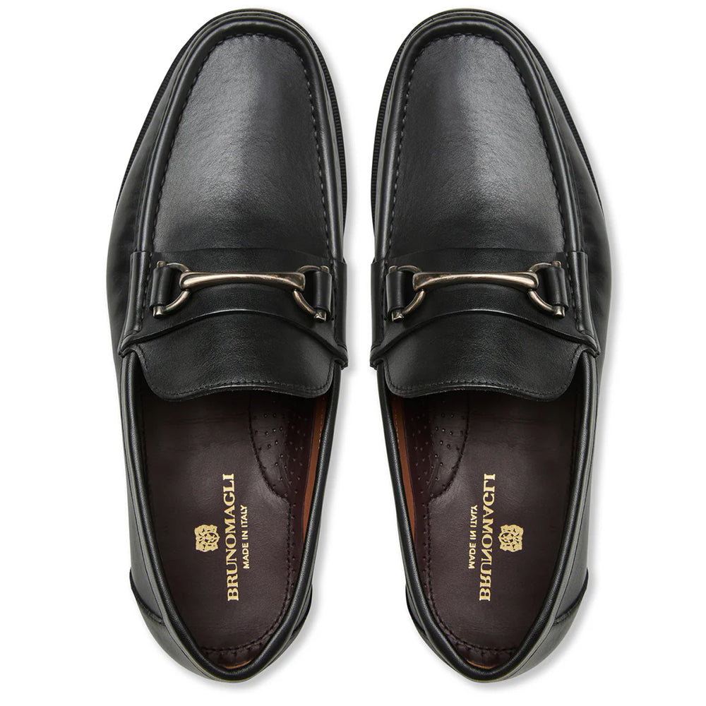 Bruno Magli Veneto Leather Bit Loafer Black