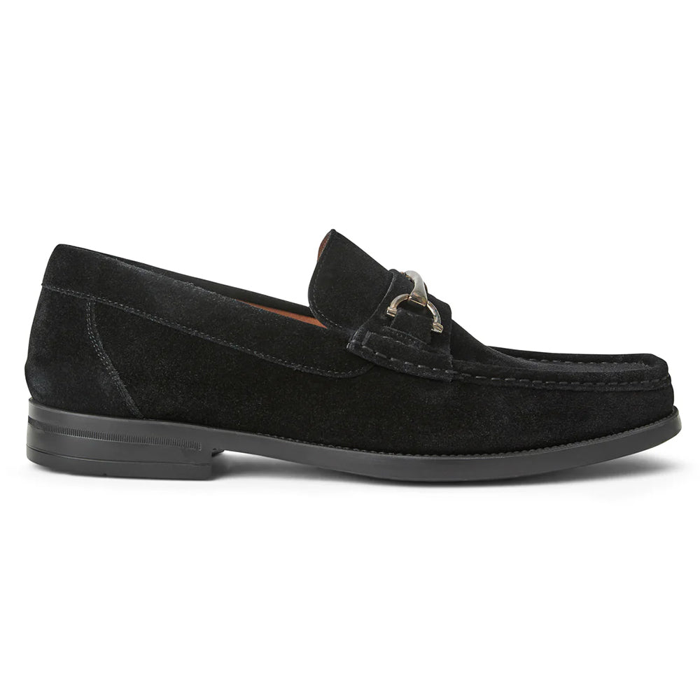 Bruno Magli Veneto Suede Bit Loafer Black